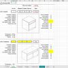 Таблица Excel для расчета стоимости офисной мебели — изображение 2